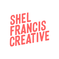 Shel Francis Creative_Tall Logo_RGB_Peach Red