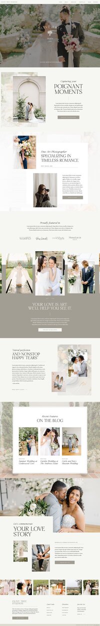 Sweet Pea Showit template