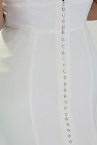 button down back wedding gown - edith elan