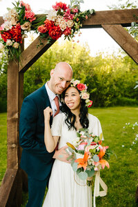 Jackson Hole photographers capture bridal portraits after Jackson Hole elopement