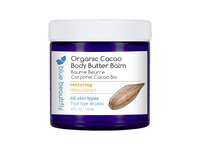 blue beautifly organic cacao body butter balm