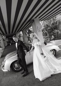 Old Hollywood glam and modern influence, their wedding day was nothing short of iconic.