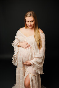 nothing fits but dress maternity sunset golden hour harrisburg