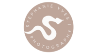 Stephanie Yves Logo, submark tan with snake