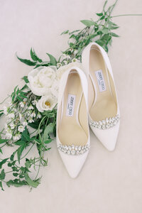 Luxury bridal shoes photographed by Rachel Pearlman