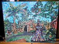 live event painting for a fundraiser in st.croix usvi