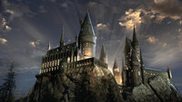 Hogwarts+Castle+lights-WWoHP+at+USH