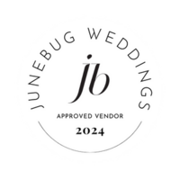 junebug weddings approved vendor badge