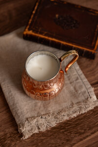 coppermill kitchen copper cup with candle fill