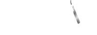 Steel Blade Men's salon - White on Transparent