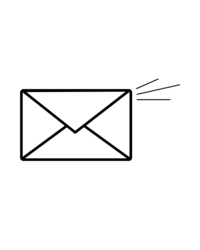 Envelope to click to sign up for newsletter