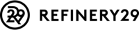 Refinery29 logo, a media outlet focused on fashion, culture, and lifestyle stories.