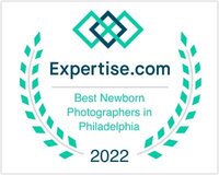 Badge from expertise.com for best newborn photographers in Philadelphia 2022
