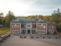 Ariel view of Eaves Hall