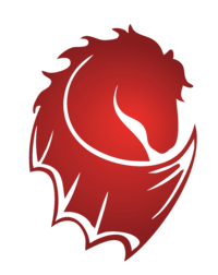 Reitkunst Drachen Flugel Logo 