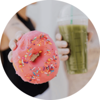 Donut and Smoothie