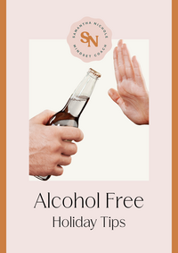 Alcohol Free Holiday Tips Resource Library Cover by Samantha Henry - Mindset Coach
