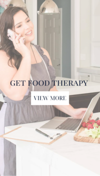 Tampa personal chef on the phone with a client and entering a custom entree order on her laptop.