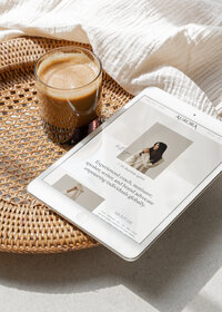 atelier jouan elevated and aesthetic brand and showit website design for service providers, website template shop