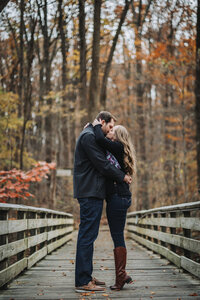 Bridge kiss - baltimore wedding photography
