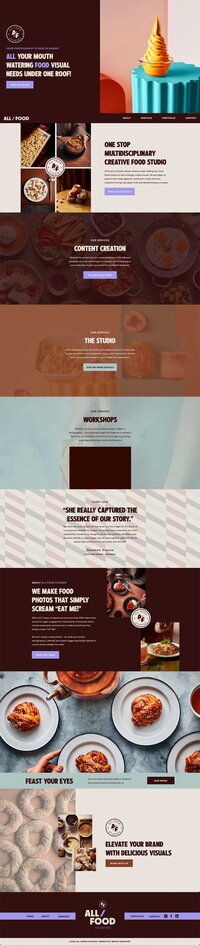 Homepage of Harry's website