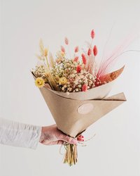 Bride and groom walk up memorial steps at their DC wedding