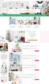 The perfect blog template for Showit