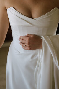 wedding details flat lay