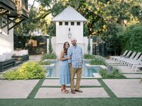 Family photography session at The Roost Boutique Hotel in Ocean Springs, Mississippi.