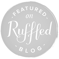 featured on Ruffled wedding blog