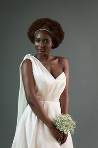 illusion neckline wedding dress with sleeves