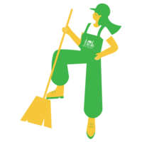 Professional, fully vetted Edmonton house cleaner trained in eco-friendly green cleaning techniques using natural, non-toxic products