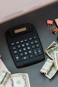 Black calculator