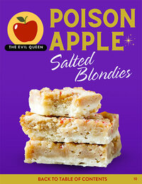poison apple salted blondies