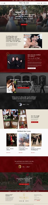 Homepage of Harry's website