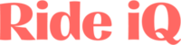Ride iQ coral colored logo