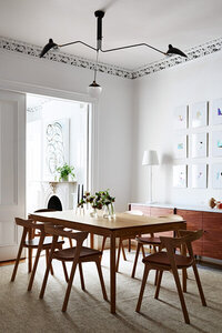 Interior design consultation Boston renovated a classic historic brownstone, blending original architecture with modern furniture for a refined, livable space.