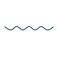 Hand drawn wavy underline