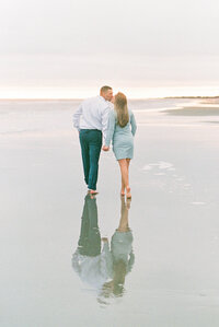 Pineapple Fountain Proposal Charleston Photographers | Laura and Rachel Photography