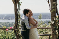 lambs hill venue lesbian wedding lgbtq same sex beacon new york wedding photography