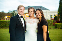 Eleanor Stenner with bride and groom at Birmingham wedding 