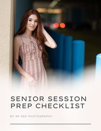 High School Seniot in s dress with 