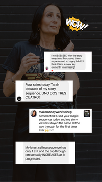 Instagram stories template