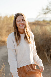 Portrait of Amanda Handleson outdoors, Licensed Educational Psychologist in Santa Barbara | Rooted Within founder