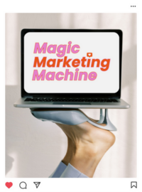 Collage of online courses for Instagram strategy and content creation by Jenna Harding