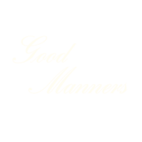 Good Manners Creative Agency Logo in white.