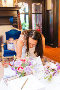 Unique and romantic summer wedding at Gramercy Mansion in Baltimore Maryland