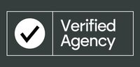 Verified Agency badge with a white checkmark in a circle and bold text on a dark background.
