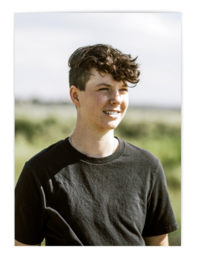 Senior portrait print that can be ordered after the gallery is revealed