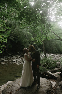 couple holding each other